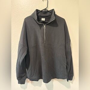PINK Victoria’s Secret Black Quarter Zip